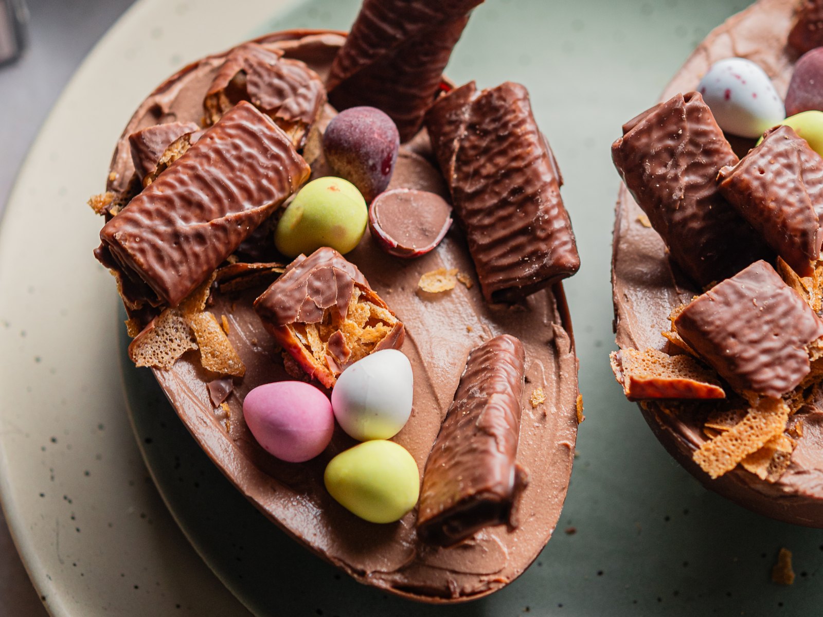 Receita de Ovos de Chocolate Recheados