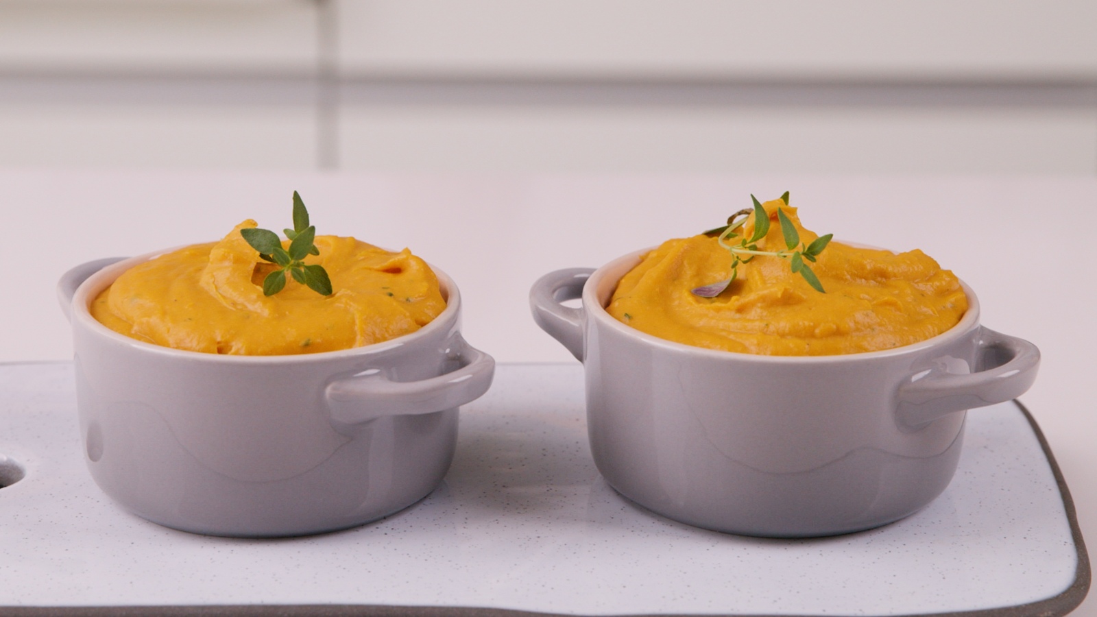 imagem de puré de batata doce